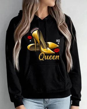 Mom Queen Gold Heels Cozy...