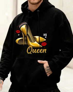 Mom Queen Gold Heels Cozy...