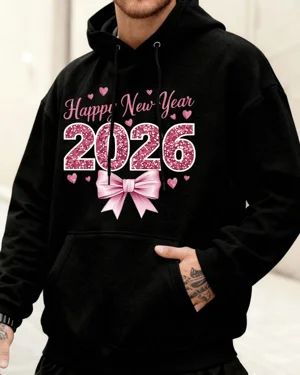 Happy New Year 2026 Pink...