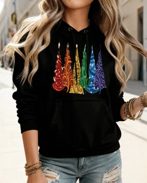 Colorful Christmas Trees...