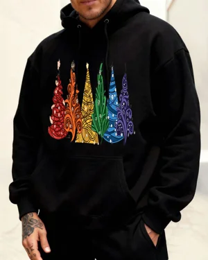 Colorful Christmas Trees...