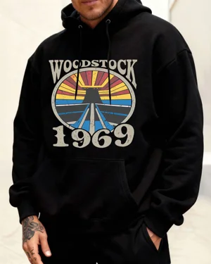 Woodstock 1969 Retro Sunset...
