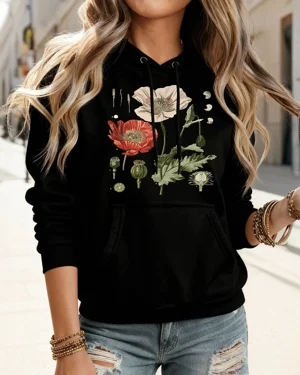 Botanical Red and White...