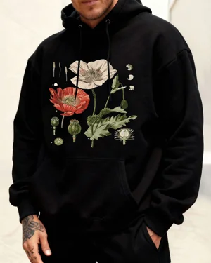 Botanical Red and White...