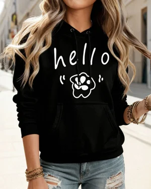 Hello Paw Print Cozy...