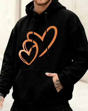 Double Orange Hearts Cozy...