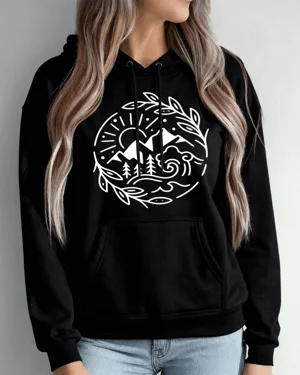 Mountain Sunset Forest...