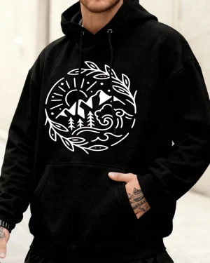 Mountain Sunset Forest...