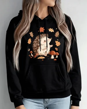 Autumn Hedgehog with...