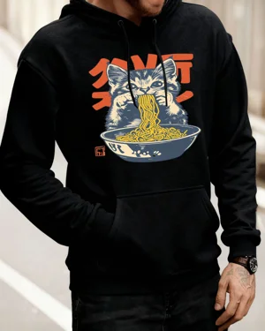 Noodle Eating Cat Cozy...