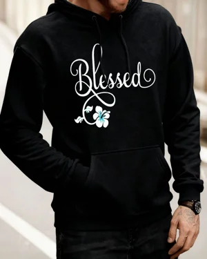 Blessed Floral Cozy Graphic...