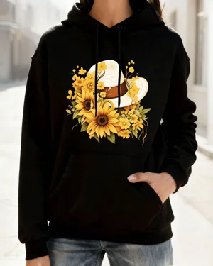 Sunflowers and Cozy Hat...