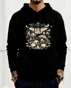 Moth and Mushrooms Fantasy...