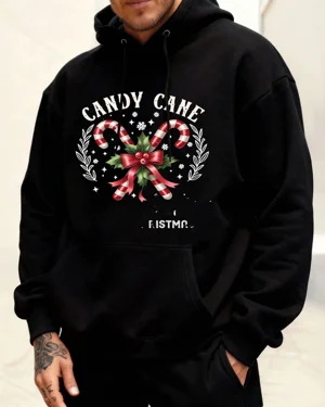 Candy Cane Christmas Holly...