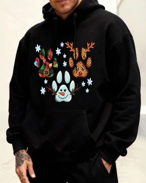 Christmas Paw Prints with...