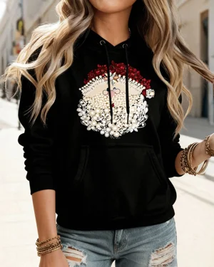 Christmas Santa Face with...