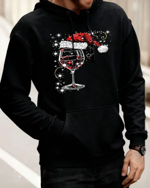 Christmas Wine Glass with...