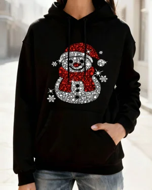 Christmas Snowman with Red...