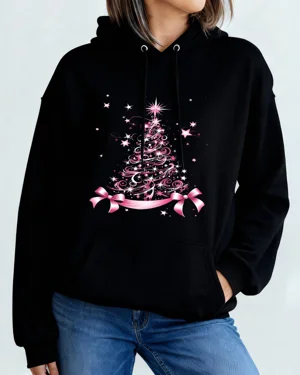 Pink Christmas Tree with...