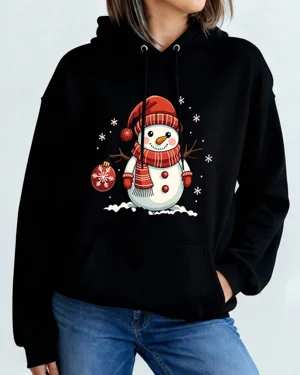 Christmas Snowman with Red...