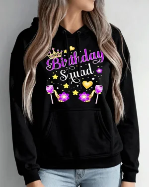 Birthday Squad Crown Stars...