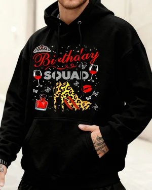 Birthday Squad Heels Wine...