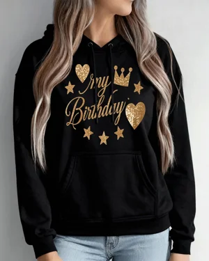 Gold Glitter My Birthday...