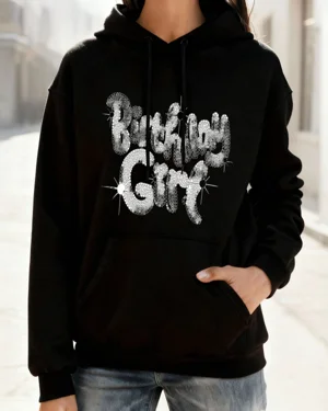 Birthday Girl Sparkle Text...