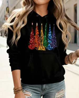 Colorful Christmas Trees...