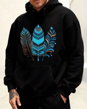 Blue Artistic Feather...