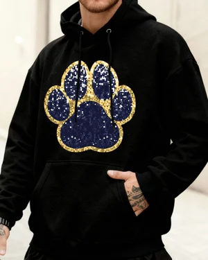 Golden Glitter Paw Print...