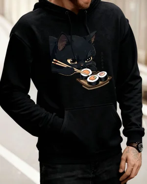Black Cat Sushi Summer Cozy...