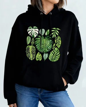 Tropical Green Palm Leaves...