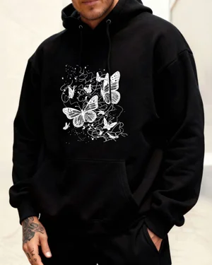 White Abstract Butterfly...