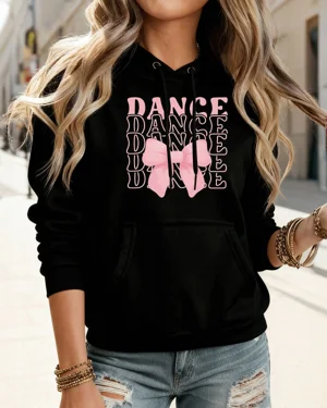 Dance Pink Bow Cozy Cotton...