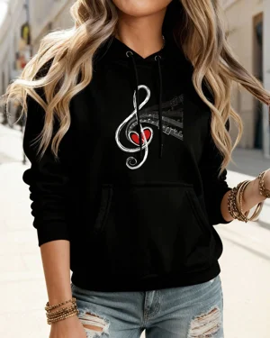 Treble Clef Heart with...