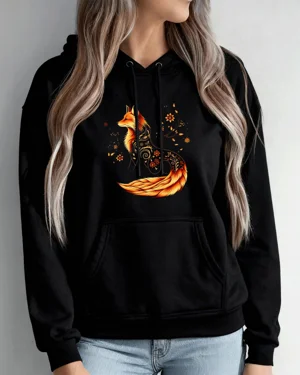 Floral Fox Artistic Design...