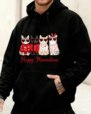 Happy Meoventines Cats Cozy...