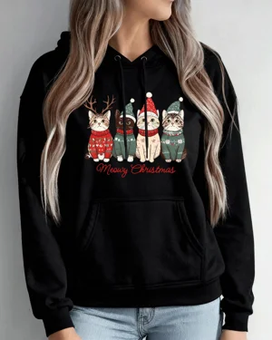 Meowy Christmas Cats in...