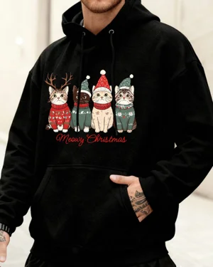 Meowy Christmas Cats in...