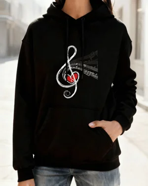 Heart and Music Notes Cozy...