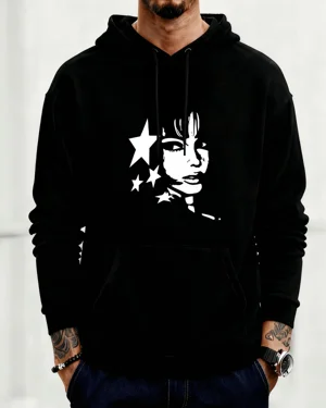 Star Pattern Cozy Cotton...