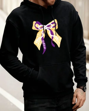 Bulldogs Gingham Bow with...