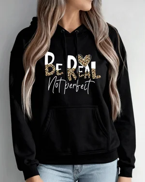 Be Real Not Perfect Leopard...