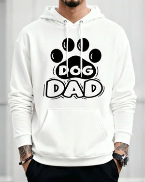 Dog Dad Paw Print Cozy...