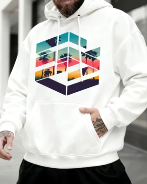 Sunset Palm Trees Cozy...