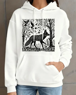 Fox in Forest Woodland...