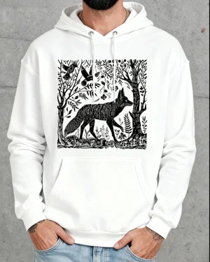 Fox in Forest Woodland...