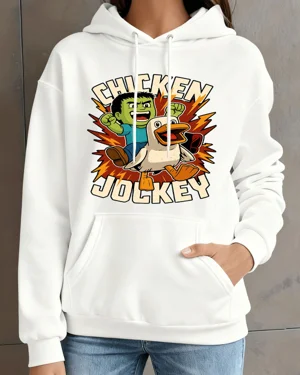 Chicken Jockey Cartoon...