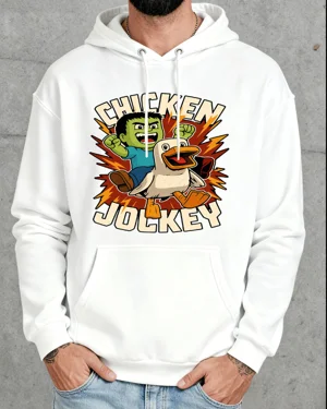 Chicken Jockey Cartoon...